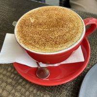 Large cap  at Herbee's Garden Cafe in Hahndorf