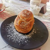 Lotus biscoff cruffin #Veganuary at Herbee's Garden Cafe in Hahndorf