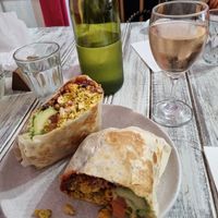 Tofu scramble wrap at Herbee's Garden Cafe in Hahndorf