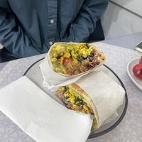 Tofu scramble burrito   at Herbee's Garden Cafe in Hahndorf