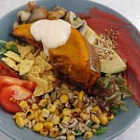 Nourish bowl at Herbee's Garden Cafe in Hahndorf