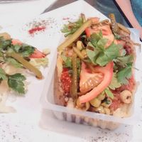 Filled potatoe at Le Mezze du Chef - Menilmontant in Paris