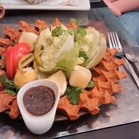 Cig Köfte with chili sauce at Le Mezze du Chef - Menilmontant in Paris