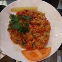 Eggplant caviar at Le Mezze du Chef - Menilmontant in Paris