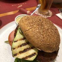Vegan burger   at America - Roque Petroni Junior in Sao Paulo