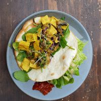 Vegan Burrito at Ritual Coffee Company in Blenheim