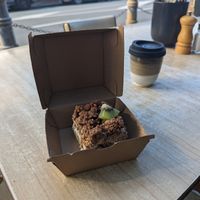 Raw kiwifruit slice at Ritual Coffee Company in Blenheim