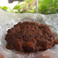 Wow! So tasty pate at Roots Reggae Vegetarian Cafe in Bridgetown