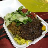 Yummy #ital at Roots Reggae Vegetarian Cafe in Bridgetown