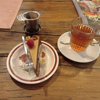 Worteltaart + Chai thee at Sencha Lunchstore in Alkmaar