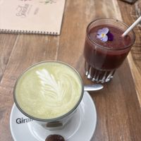 Matcha en sapje   at Sencha Lunchstore in Alkmaar