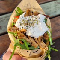 Pita Gyros at Vleesch Noch Visch in Amsterdam