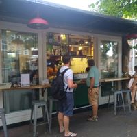 The take away place at Vleesch Noch Visch in Amsterdam