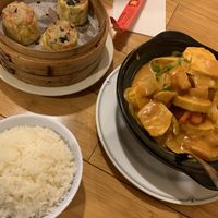 Veg chicken curry pot (not my fave)  at Taiwan Noodle in Albany