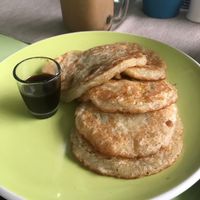 Pancakes with banana base at Refresh in Manggis