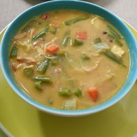 Vegan laksa at Refresh in Manggis