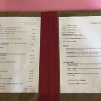 menu  at VA De BO in Mallorca