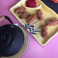 veggie croquettes at VA De BO in Mallorca