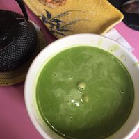 spinach soup at VA De BO in Mallorca