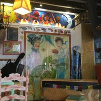 The artistic ambience  at VA De BO in Mallorca