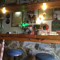 Bar with list of juices  at VA De BO in Mallorca