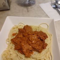 Spaghetti with sobrasada at VA De BO in Mallorca