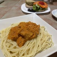 Spaghetti Sobrasada  at VA De BO in Mallorca