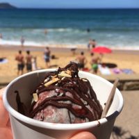 Black sesame sundae at Kemu in Terrigal
