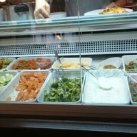 very delicious buffet everyday at Milidia Feinkost in Berlin