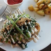 Savory Crepes glutenfree at The Pitted Date in Playa Del Carmen