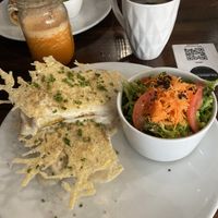 Croque Monsieur  at The Pitted Date in Playa Del Carmen