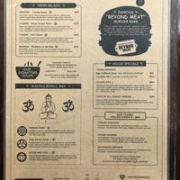 Menu at The Pitted Date in Playa Del Carmen