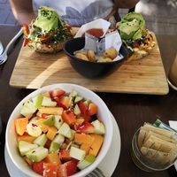 Bol fruta tropical at The Pitted Date in Playa Del Carmen