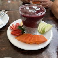 Chia pudding  at The Pitted Date in Playa Del Carmen