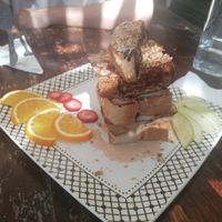 French toast at The Pitted Date in Playa Del Carmen
