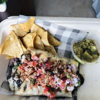 breakfast burrito   at The Pitted Date in Playa Del Carmen