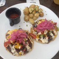 Huevos rancheros   at The Pitted Date in Playa Del Carmen