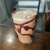 Mocha frap at The Pitted Date in Playa Del Carmen