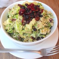 Mantra Salad with hemp seeds and dried fruit at The Pitted Date in Playa Del Carmen