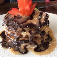 Pancakes at The Pitted Date in Playa Del Carmen