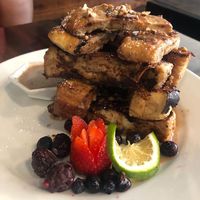 French toast  at The Pitted Date in Playa Del Carmen