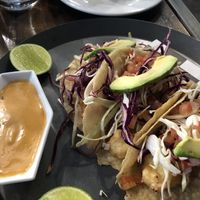 Baja tacos at The Pitted Date in Playa Del Carmen