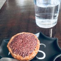 Raw cupcake at The Pitted Date in Playa Del Carmen