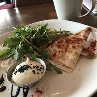 Cheese quesadilla  at Kaffi Vinyl in Reykjavik