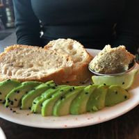 Avocado and cashew cheese at Kaffi Vinyl in Reykjavik