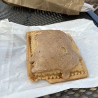 Pumpkin vegan gf poptart   at Flying Joe Coffee in Perrysburg