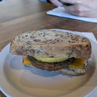 Viva Las Vegan sandwich on whole wheat at Flying Joe Coffee in Perrysburg