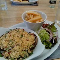 Stuffed Mushrooms at Bashall Barn Visitor Centre in Bashall Town