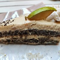 Pear & poppy cake. Incredible tasty! at Ginko - Greenhouse in Graz