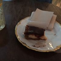 raw vegan cheese cake. been so yummy i couldnt resist to east before taking this pic.  at Ginko - Greenhouse in Graz